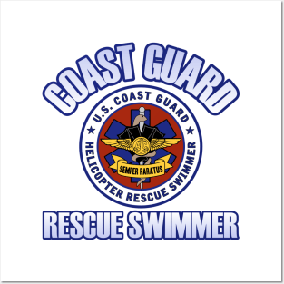 Coast Guard Rescue Swimmer Posters and Art